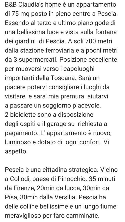 Claudia'S Home 佩夏 外观 照片